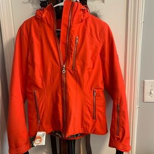 Sunice bright orange jacket